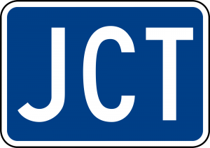 M2-1 Interstate Junction Auxiliary Guide Sign