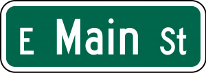 D-3 Street Name Guide Sign