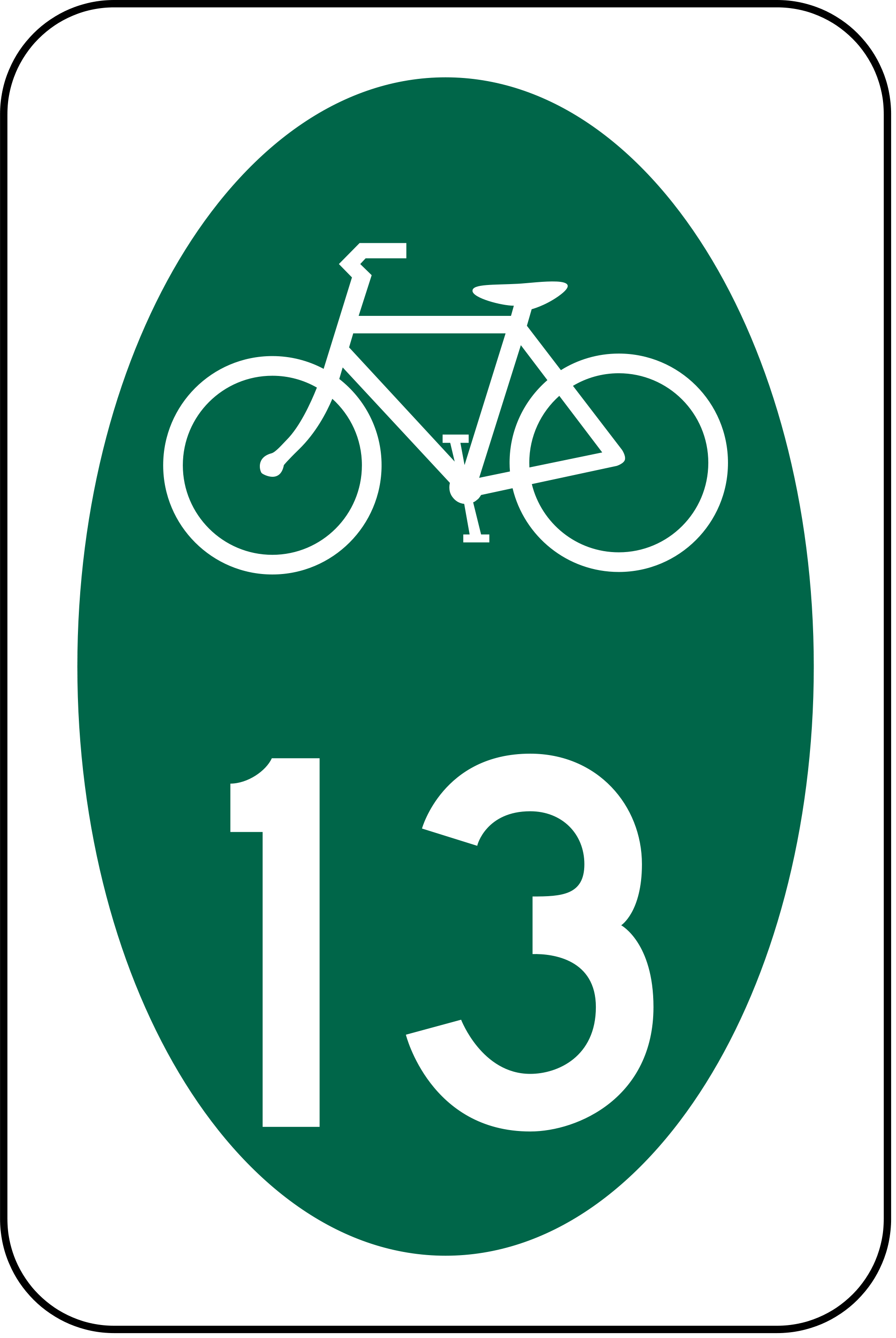 M1-8 Bicycle Route Guide Sign