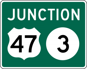 M2-2 Combination Junction Guide Sign