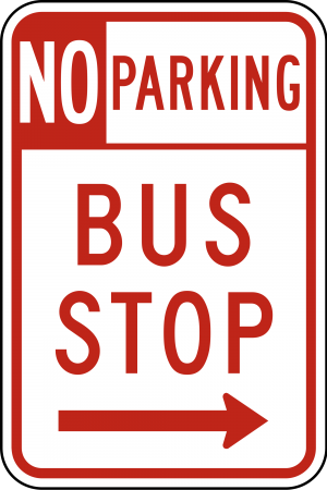 R7-107 No Parking Regulatory Sign