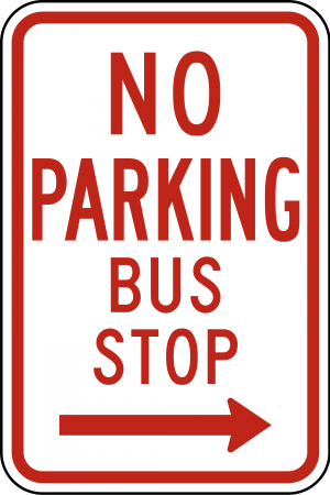 R7-7 No Parking Regulatory Sign