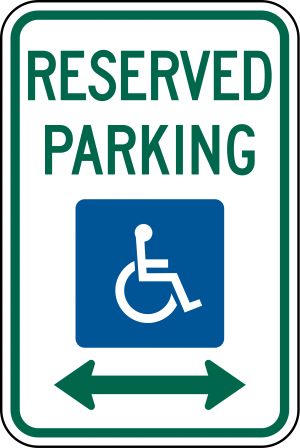 R7-8 No Parking Regulatory Sign