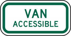 R7-8a Van Accessable Regulatory Sign