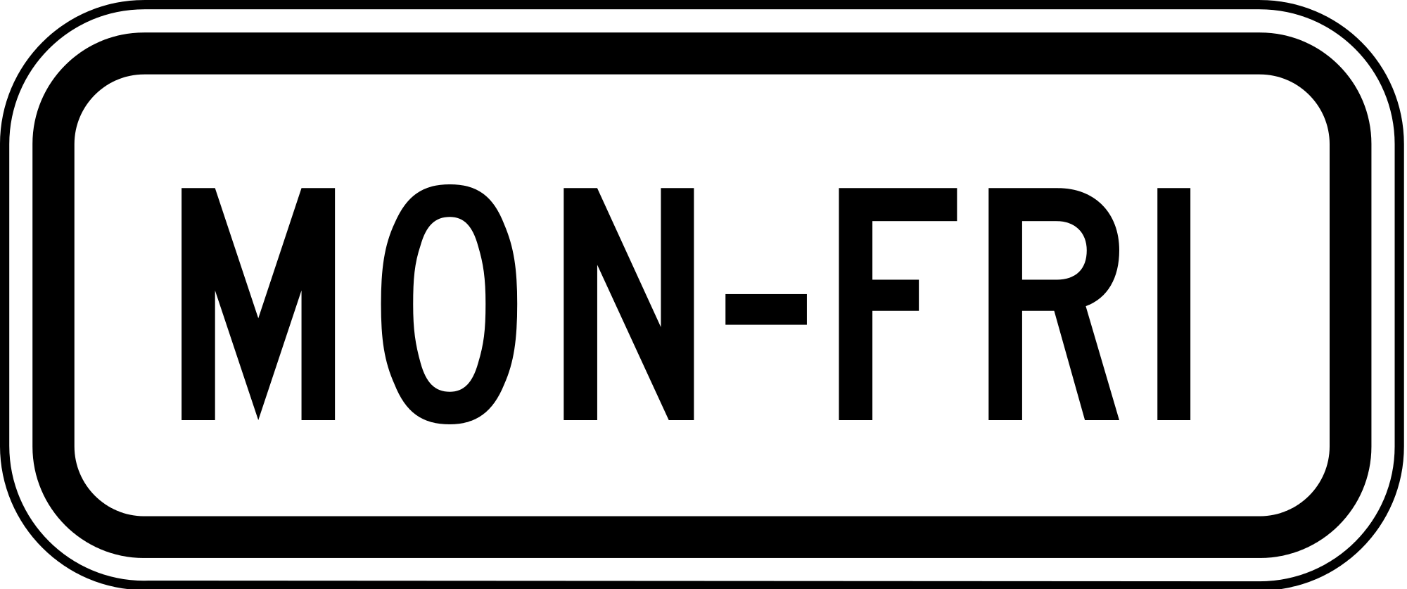 S4-6 Mon-Fri School Sign