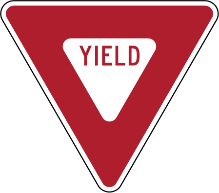 R1-2 Yield Regulatory Sign
