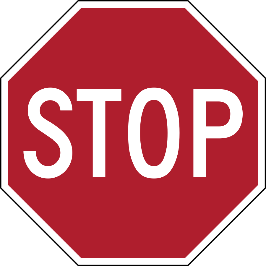R1-1 Stop Regulatory Sign