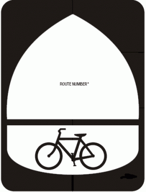 M1-9 Bicycle Route Guide Sign