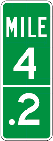 D10-1a Guide Sign