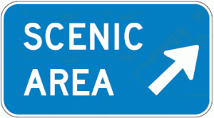 D6-3 Scenic Area Exit Direction Guide Sign