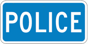 D9-14 Police Guide Sign