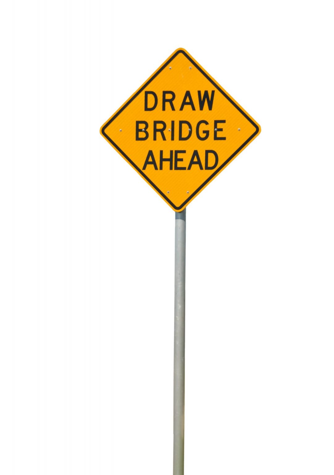 W36 DRAW BRIDGE AHEAD Signs & Safety Devices