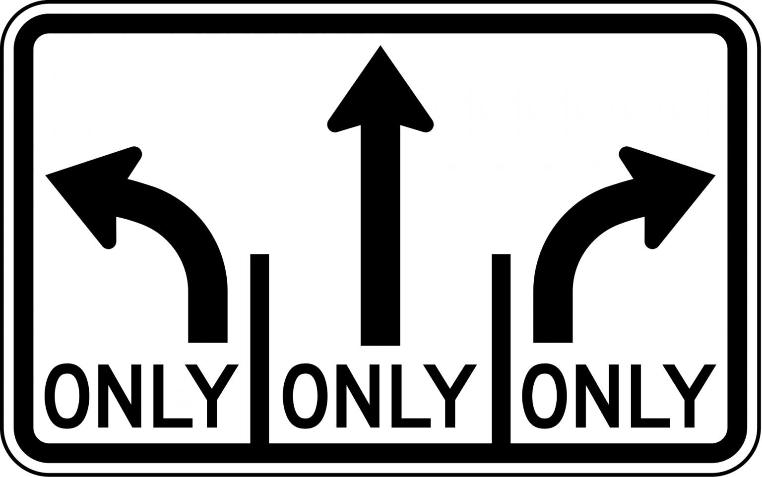 R3-8b ADVANCE INTERSECTION LANE CONTROL - Signs & Safety Devices