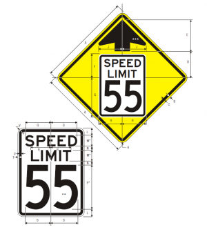 W3-6 Draw Bridge Ahead Warning Sign Spec