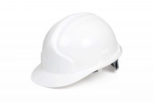 White HDPE Hard Hat Apparel